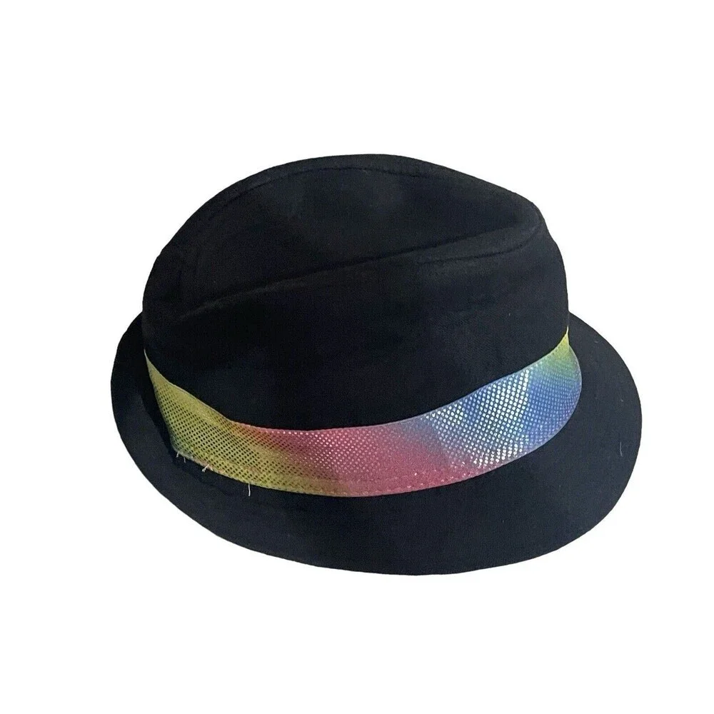 2012 sanrio hello kitty girls fedora hat black